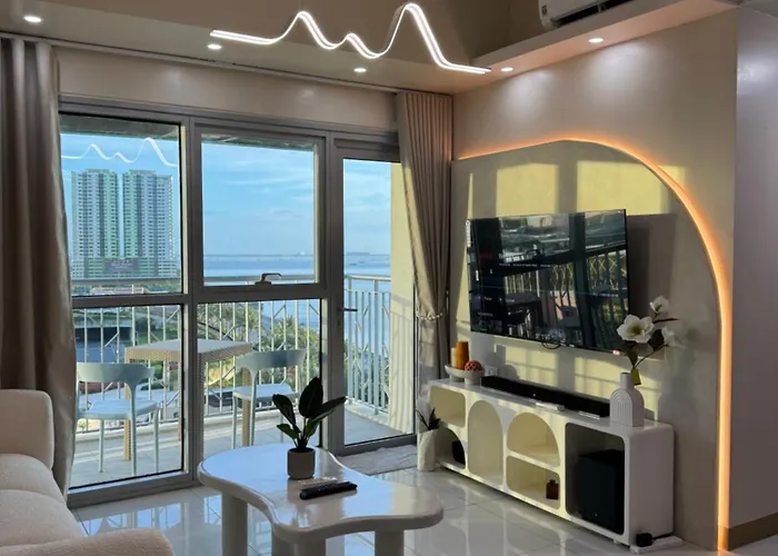 Aparthotel Panoramic Landscape And Seaview, 2br, Near Airport, 8m Manila